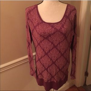 NWOT Mauve/Purple long sleeve CURRANTS Sweater XL
